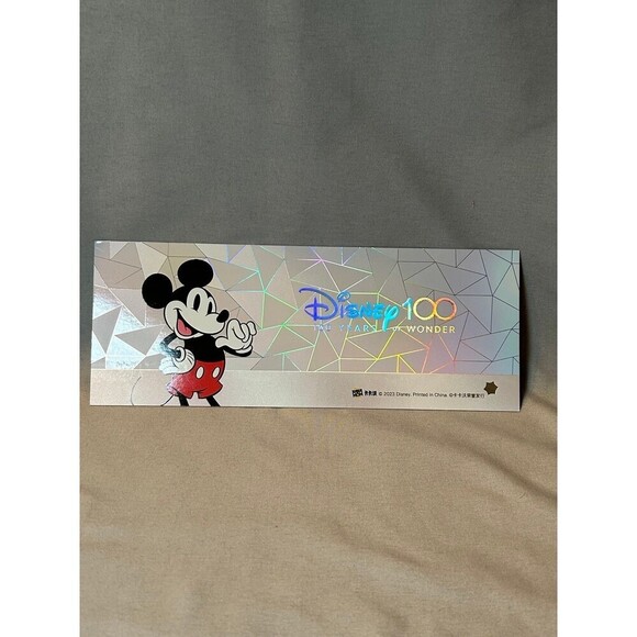 Mickey Mouse Disney100 Kakawow Refractor Ticket Jumbo Card Limited Edition #273 - Picture 3 of 5